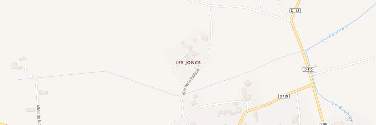 Plan du 15 Rue de la Pelisse à Fourilles