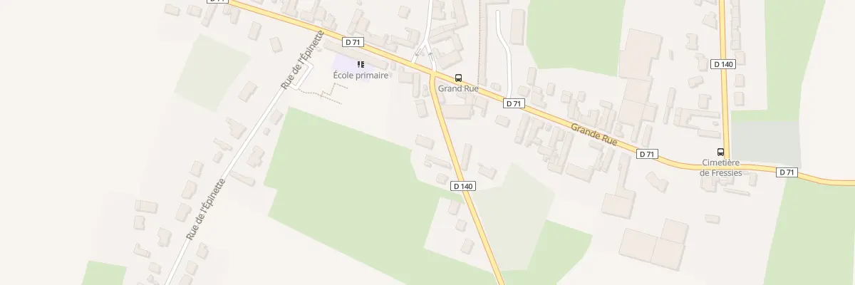 Plan du 76 Rue d’Abancourt à Fressies