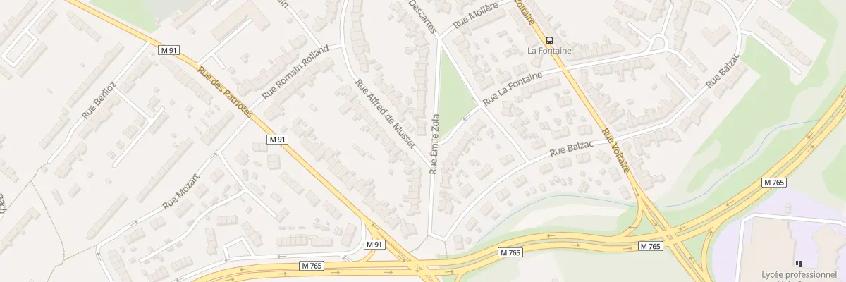 Plan du 17 Rue Émile Zola à Wattrelos