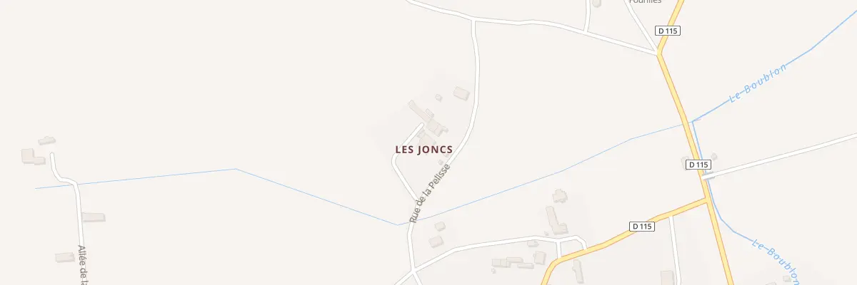 Plan du 19 Rue de la Pelisse à Fourilles