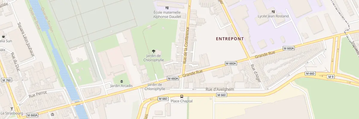 Plan du 13 Rue de la Conférence à Roubaix