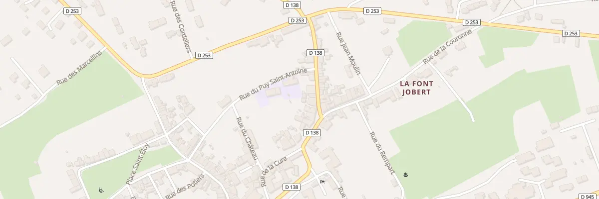 Plan du 7 Rue de Nevers à Souvigny