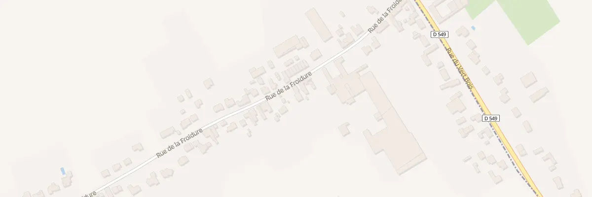 Plan du 217 Rue de la Froidure à Auchy-lez-Orchies