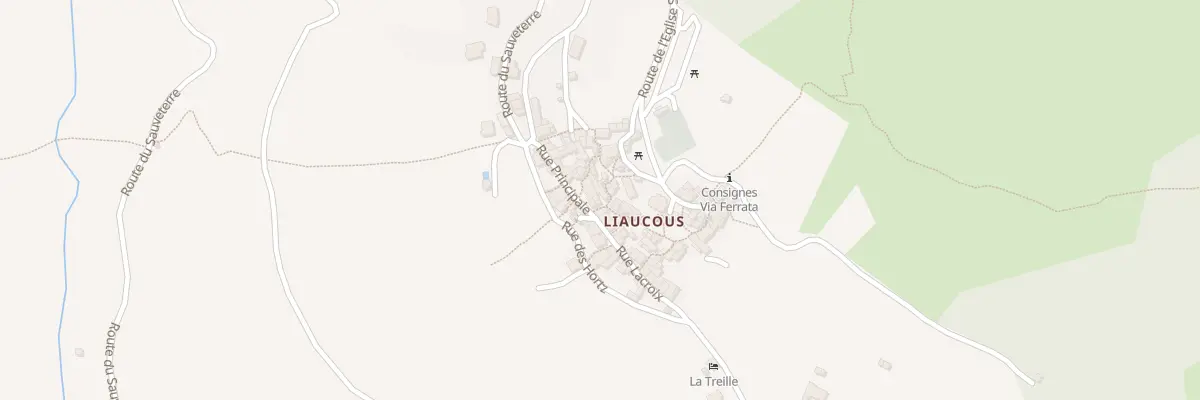 Plan du 5095A Liaucous à Mostuéjouls