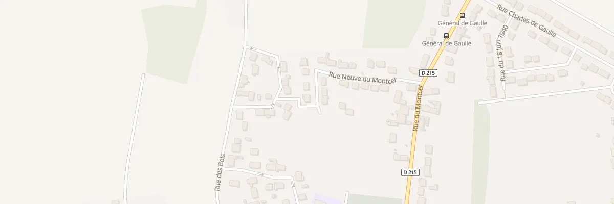 Plan du 24 Rue Neuve du Montcel à Chevru