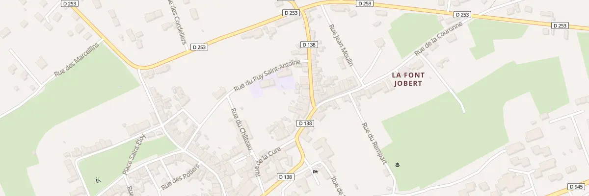 Plan du 5B Rue de Nevers à Souvigny