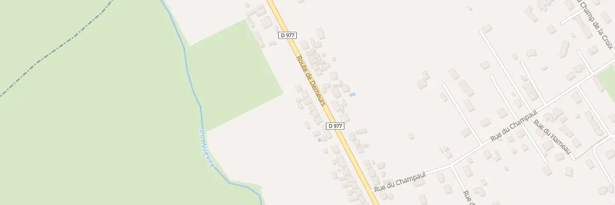 Plan du 20 Rte de Demeurs à Urzy