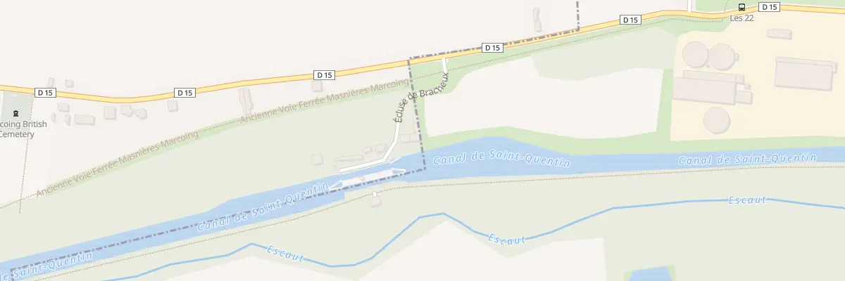 Plan du 9005 Ecluse de Bracheux à Marcoing