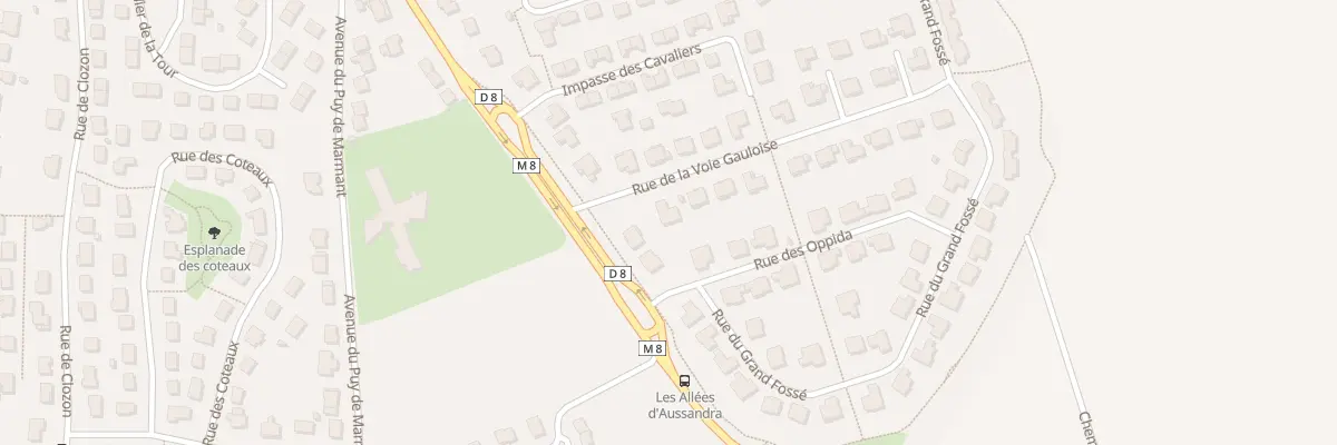 Plan du 20 Rue de la Voie Gauloise au Cendre