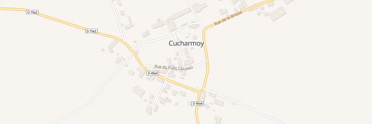 Plan du 11 Rue du Puits Cerveau à Chenoise-Cucharmoy