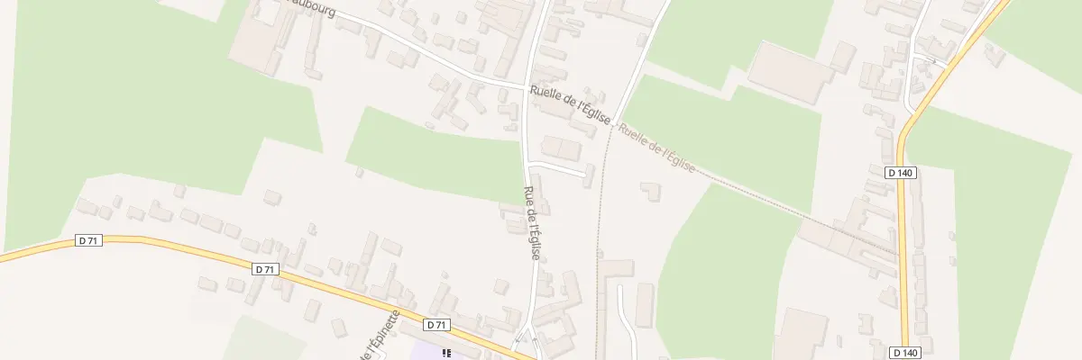 Plan du 148 Rue de l’Eglise à Fressies