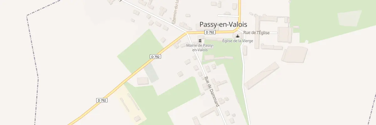 Plan du 5 Rue de Dammard à Passy-en-Valois