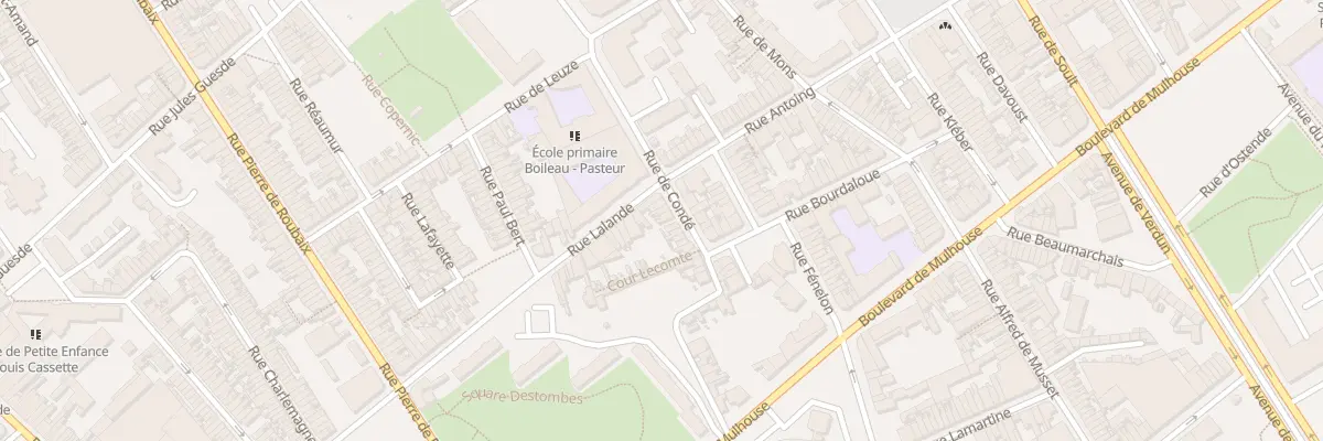 Plan du 86 Rue de Condé à Roubaix