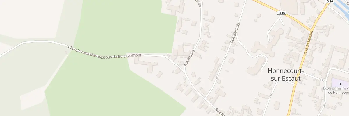 Plan du 19 Rue Neuve à Honnecourt-sur-Escaut