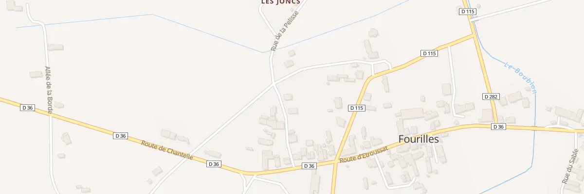 Plan du 4 Rue de la Pelisse à Fourilles