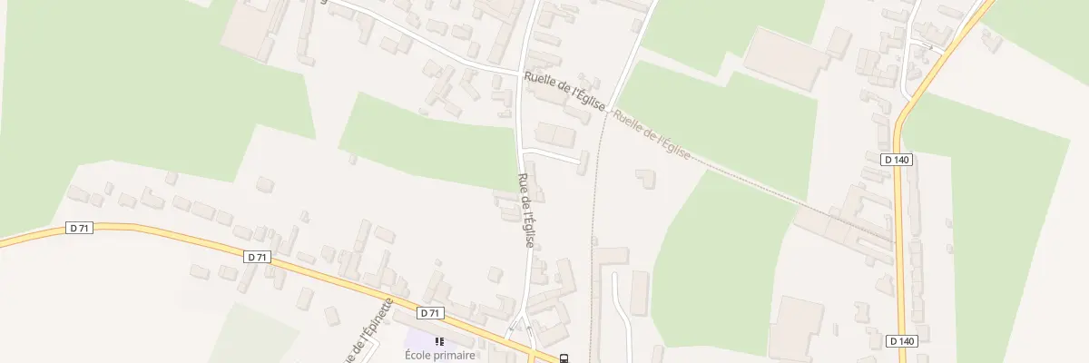 Plan du 128 Rue de l’Eglise à Fressies