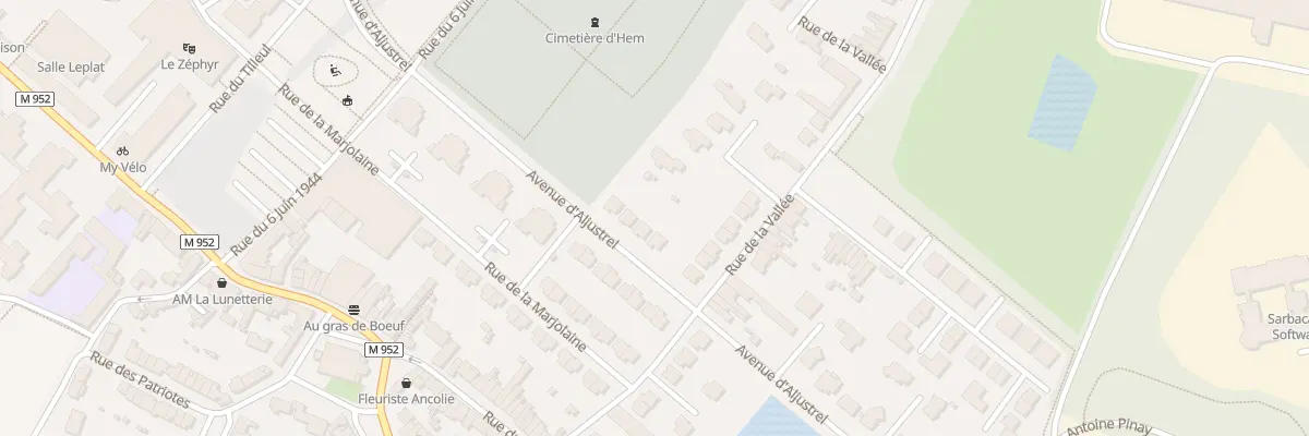 Plan du 27 Av d’Aljustrel à Hem