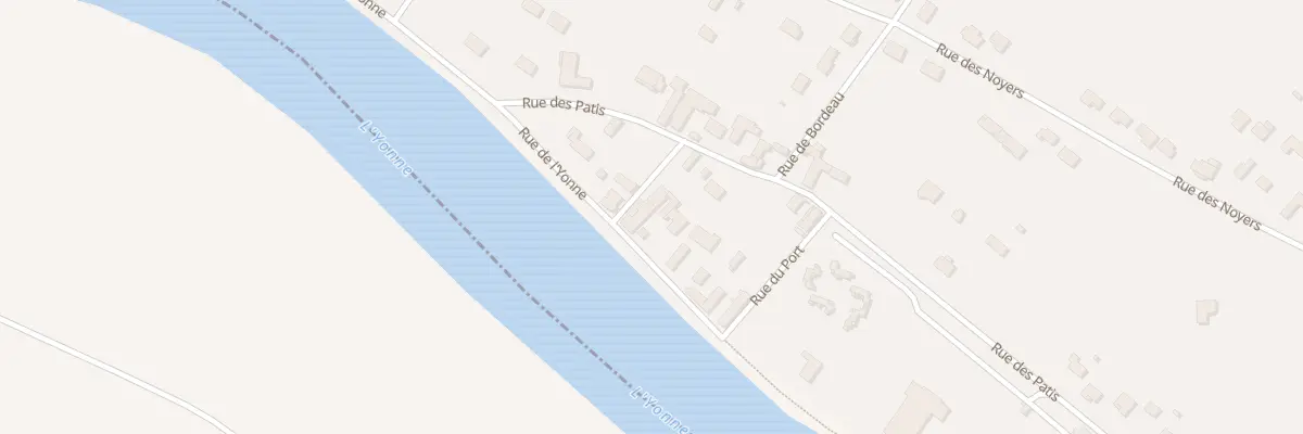 Plan du 10 Rue de l’Yonne à Serbonnes