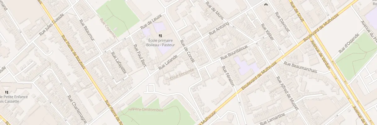 Plan du 90 Rue de Condé à Roubaix
