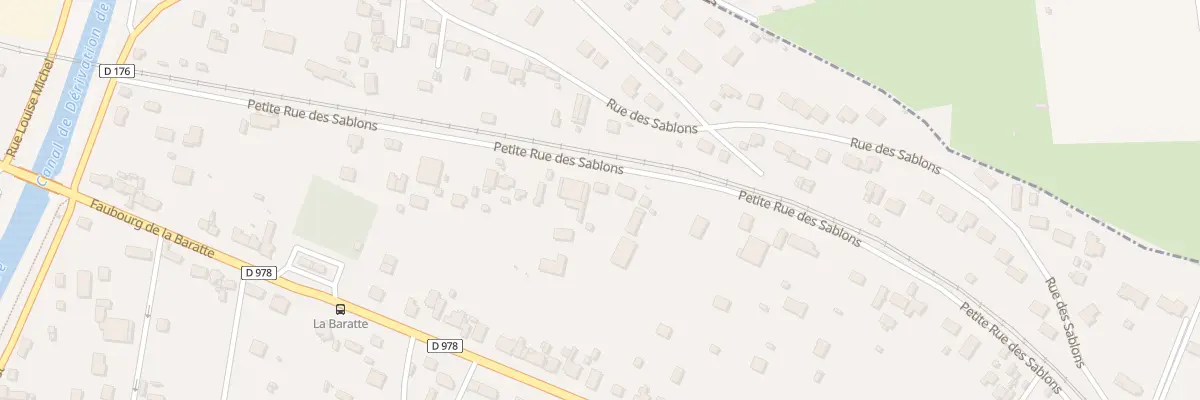 Plan du 61 Petite Rue des Sablons à Nevers