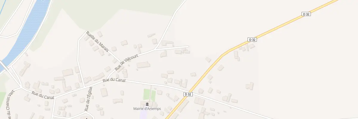 Plan du 6 Rue de Viécourt à Artemps