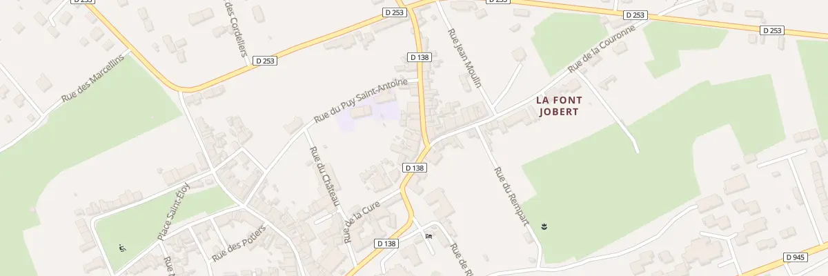 Plan du 5 Rue de Nevers à Souvigny