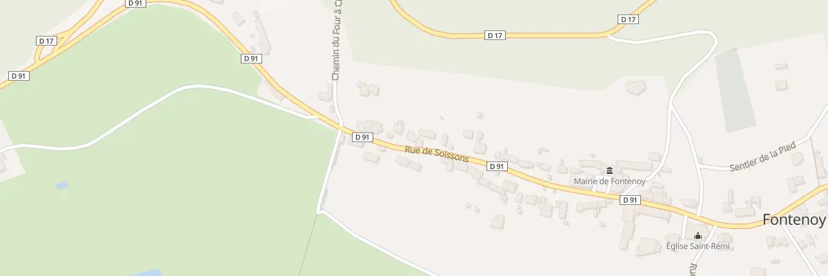 Plan du 66 Rue de Soissons à Fontenoy
