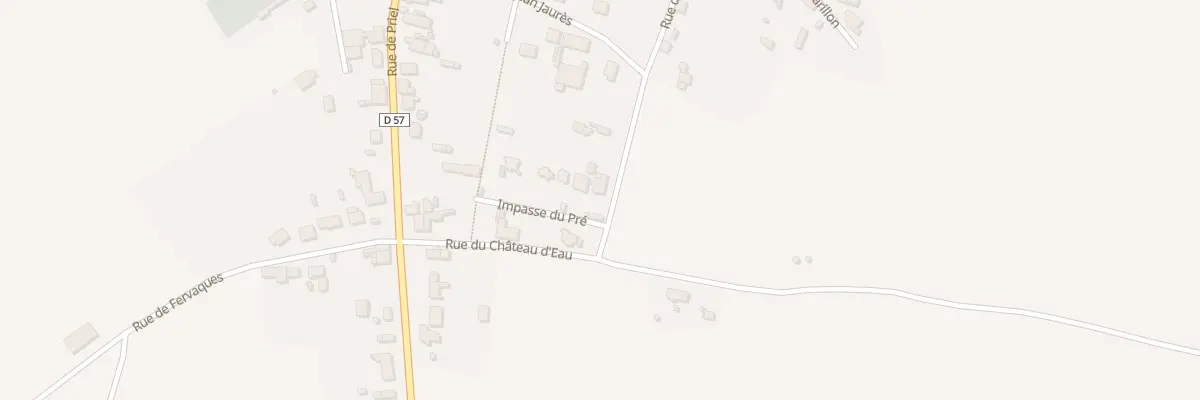 Plan du 16 Rue du Sac à Villeret