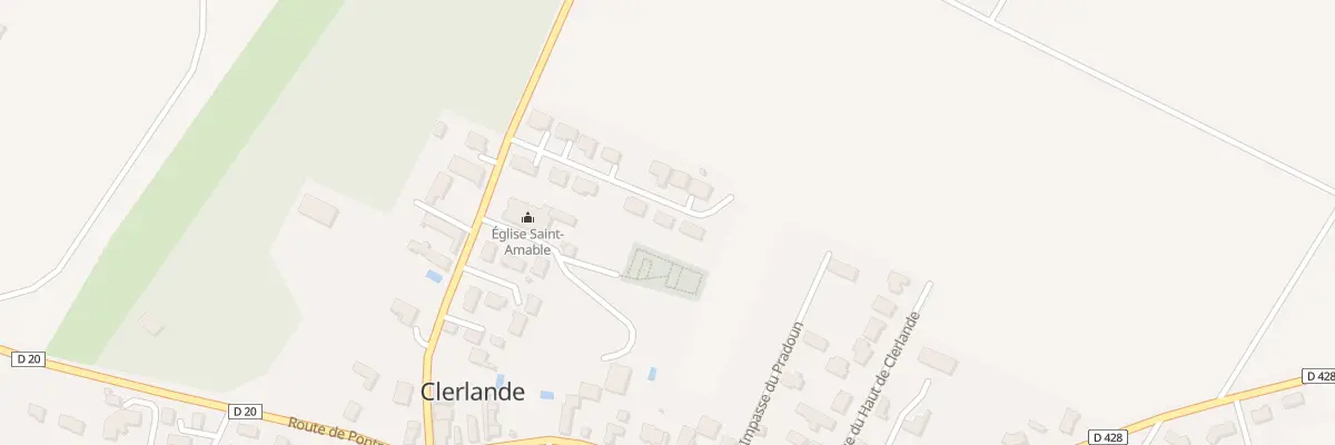Plan du 9 Rue des Hortensias à Clerlande