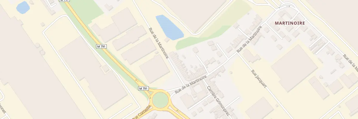 Plan du 404 Rue de la Martinoire à Wattrelos