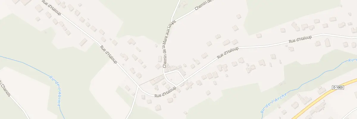 Plan du 6 Cour d’Haloup à Montreuil-aux-Lions