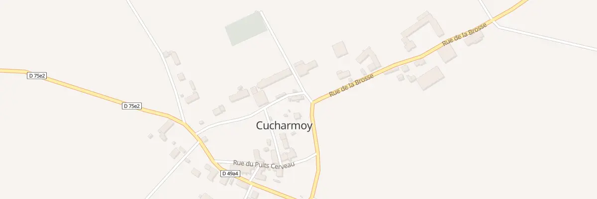 Plan du 1 Rue du Cimetière à Chenoise-Cucharmoy