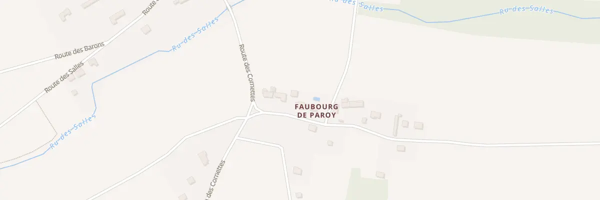 Plan du 1C Fg de Parroy à Nailly