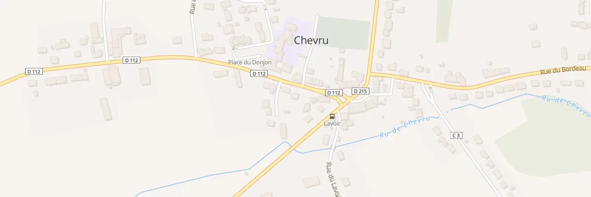Plan du 3 Rue Médéric Charot à Chevru