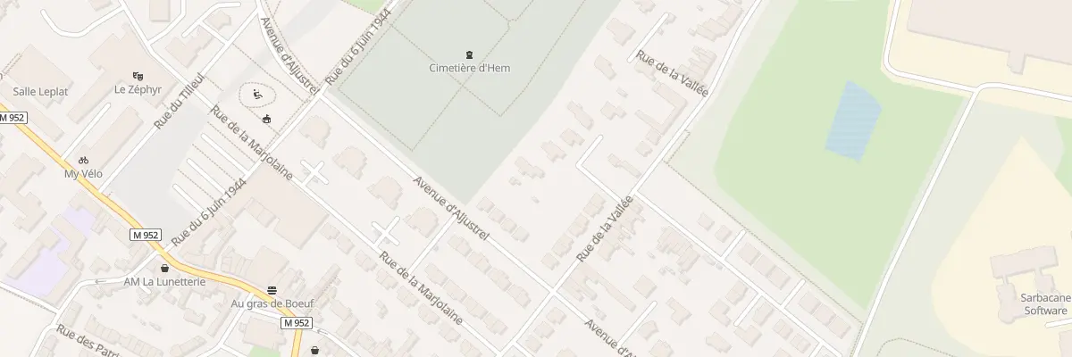 Plan du 57 Rue de la Vallee à Hem