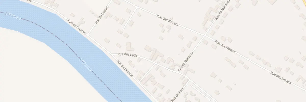 Plan du 62 Rue des Pâtis à Serbonnes