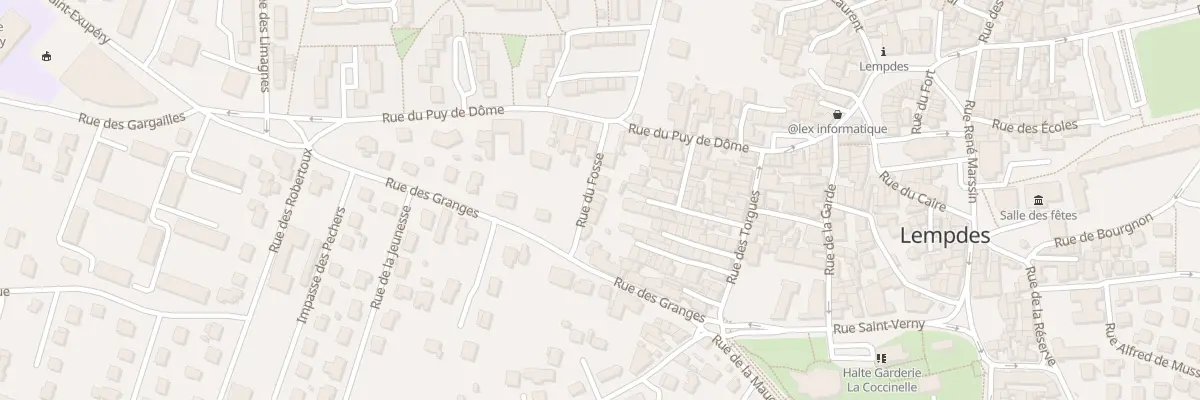 Plan du 5 Rue du Fossé à Lempdes