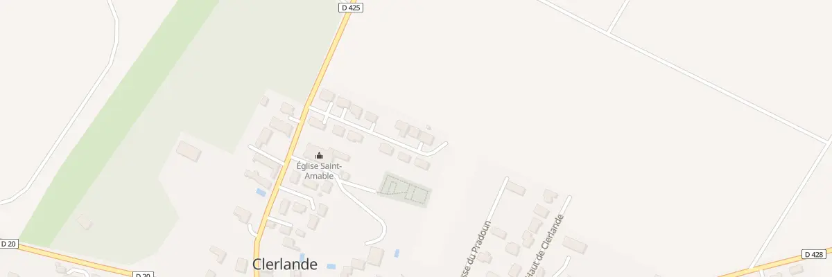 Plan du 12 Rue des Hortensias à Clerlande