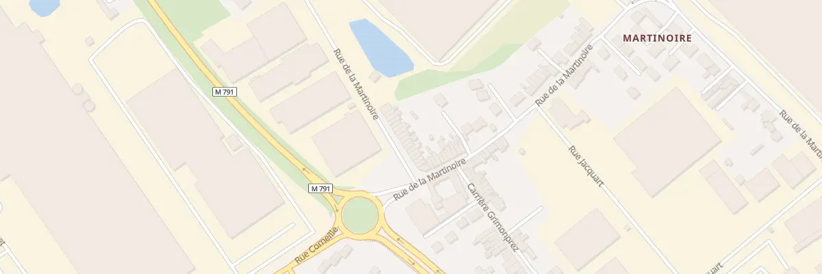 Plan du 396 Rue de la Martinoire à Wattrelos