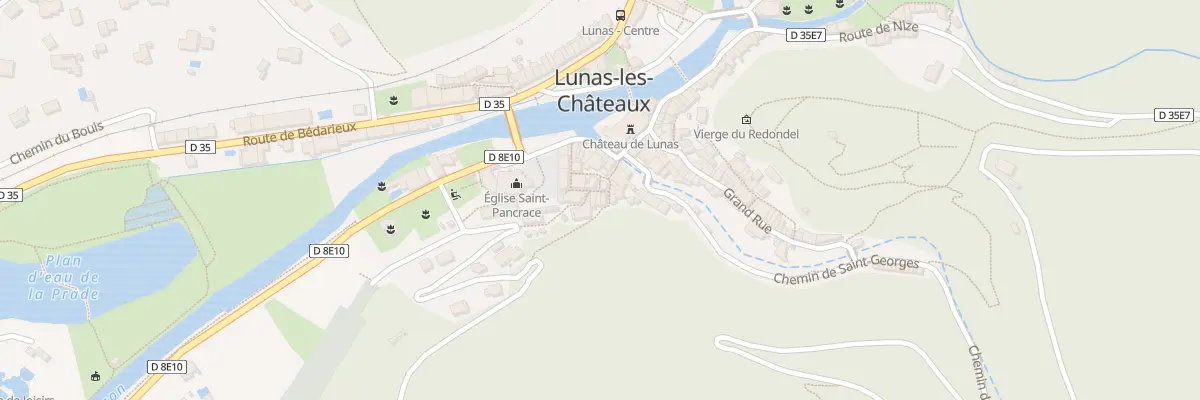 Plan du 5147 Le Village à Lunas-les-Châteaux