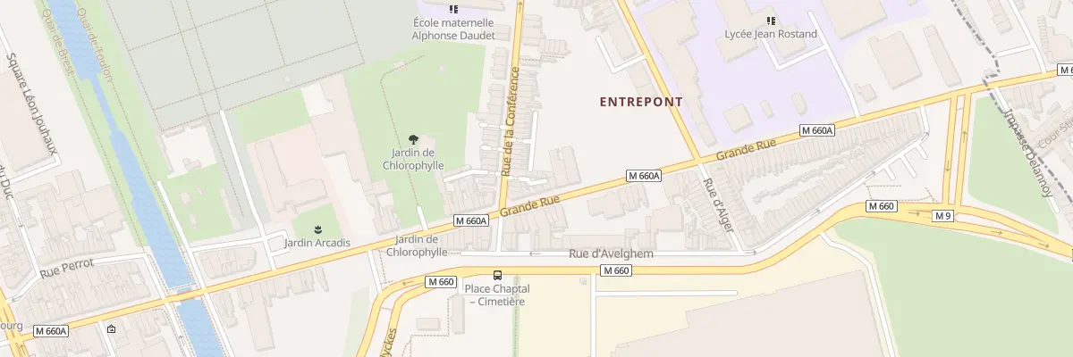 Plan du 2 Vc Delbecque R de Conference à Roubaix