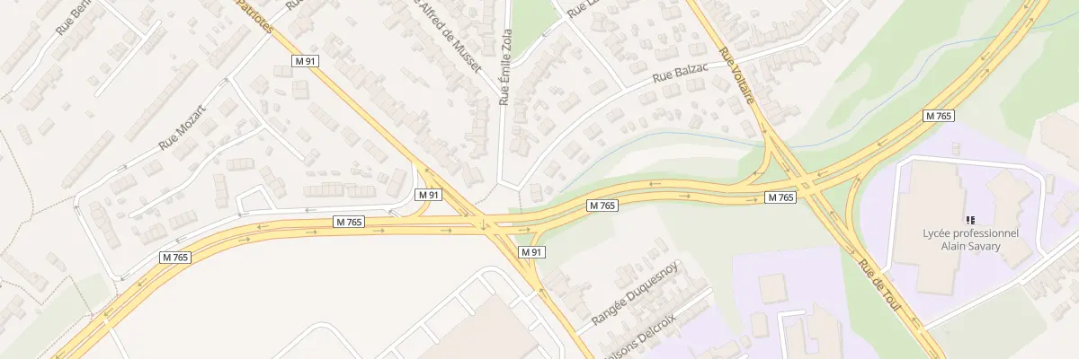 Plan du 8 Rue Balzac à Wattrelos