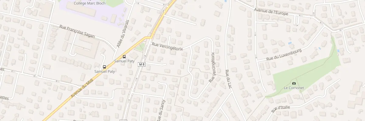 Plan du 10 Rue Vercingétorix à Cournon-d’Auvergne