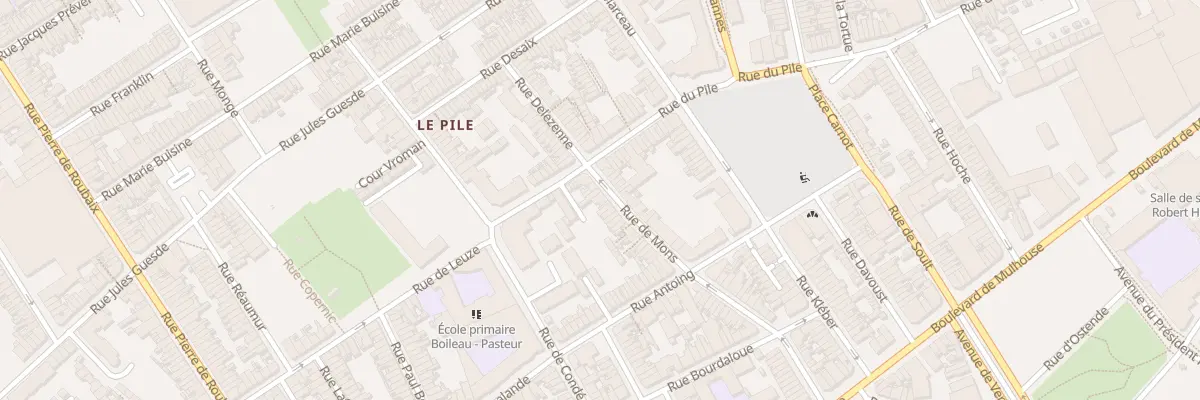 Plan du 6 Rue de Mons à Roubaix