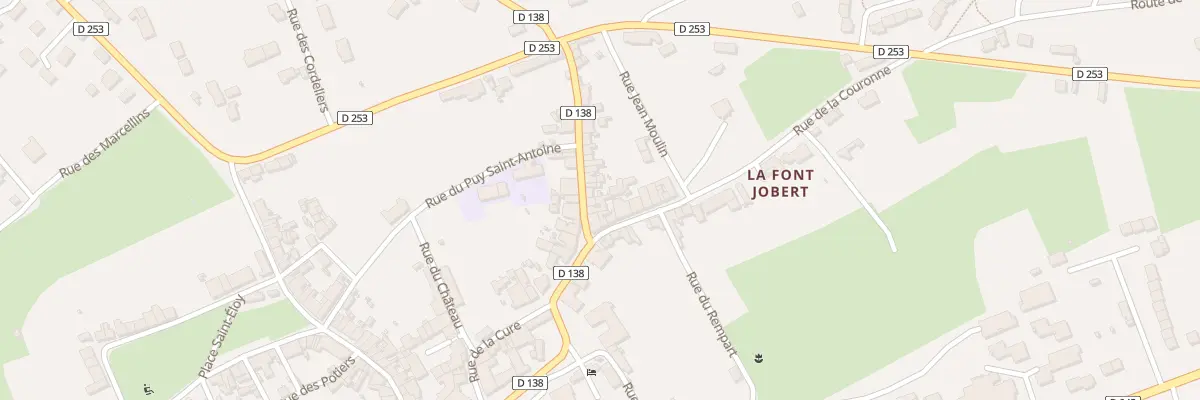 Plan du 4 Rue de Nevers à Souvigny