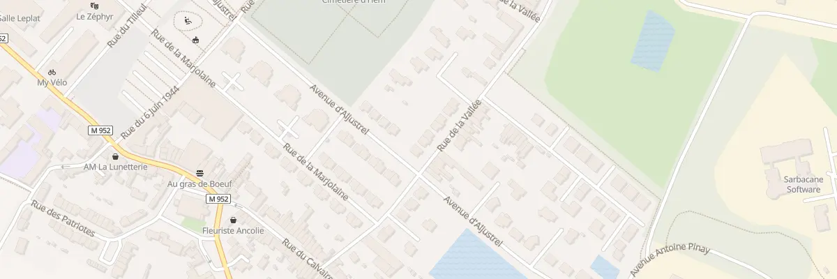 Plan du 45 Rue de la Vallee à Hem