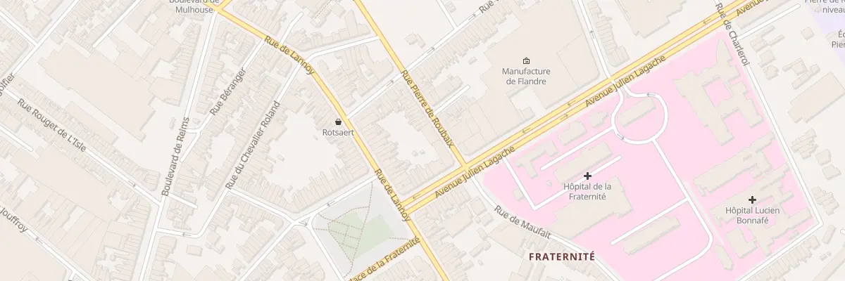 Plan du 436 Rue Pierre de Roubaix à Roubaix