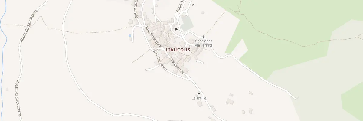 Plan du 5126B Liaucous à Mostuéjouls