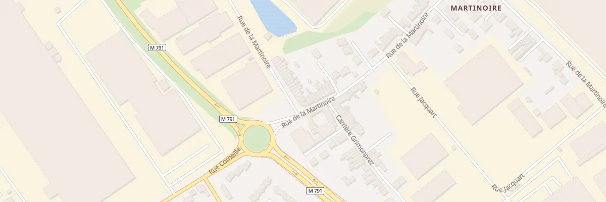 Plan du 382 Rue de la Martinoire à Wattrelos