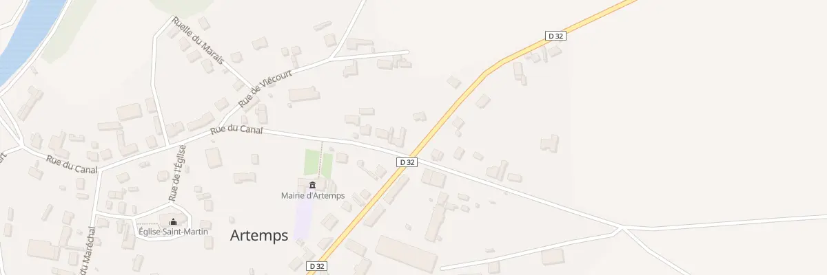 Plan du 51 Gr Gde Rue à Artemps